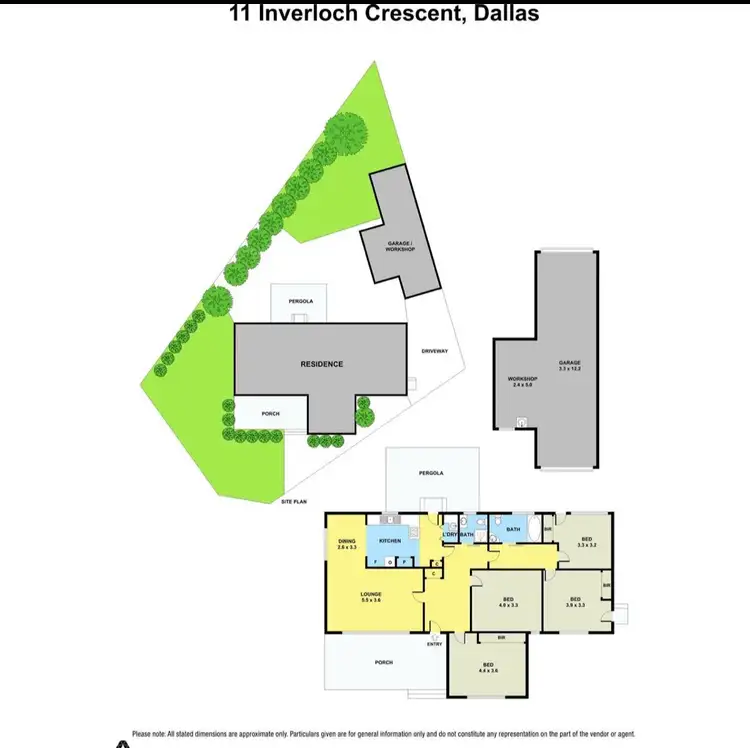 Floorplan of Homely house listing, 11 Inverloch Crescent, Dallas VIC 3047