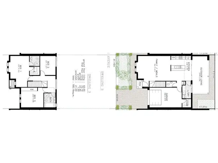 Floorplan of Homely townhouse listing, 14C Dawn Avenue, Hectorville SA 5073
