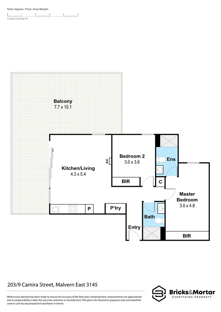 Floorplan of Homely apartment listing, 203/9 Camira Street, Malvern East VIC 3145