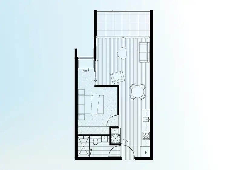 Floorplan of Homely apartment listing, 206/1090 Nepean Highway, Highett VIC 3190