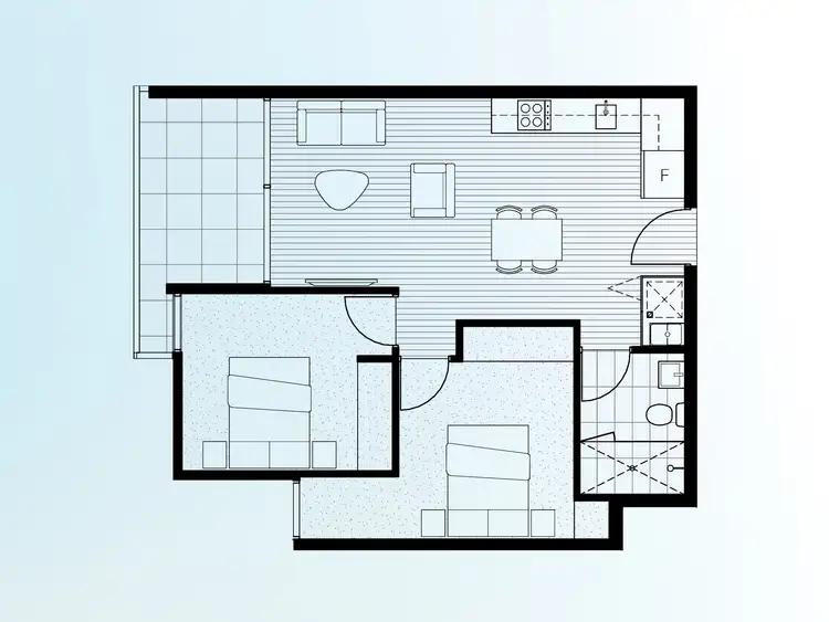 Floorplan of Homely apartment listing, 103/1090 Nepean Highway, Highett VIC 3190