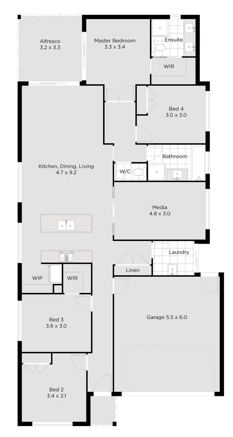 Floorplan of Homely house listing, 15 Kourounis Street, Logan Reserve QLD 4133