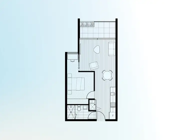 Floorplan of Homely apartment listing, 207/1090 Nepean Highway, Highett VIC 3190