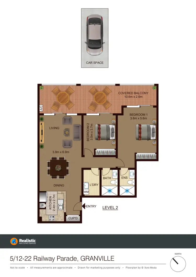 Floorplan of Homely apartment listing, 12-22 Railway Parade, Granville NSW 2142