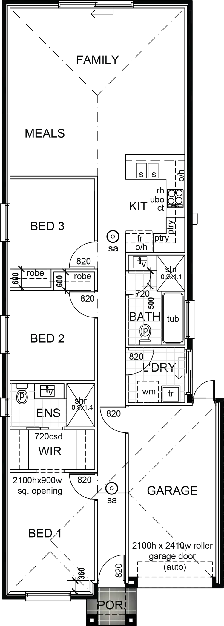 Floorplan of Homely house listing, 10B Pankala Road, Para Hills SA 5096