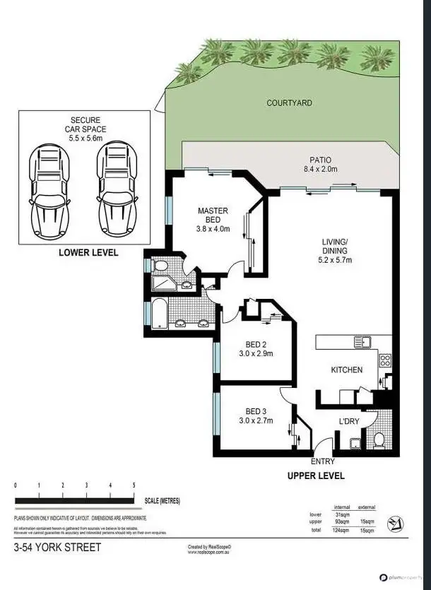 Floorplan of Homely unit listing, 3/52 York Street, Indooroopilly QLD 4068