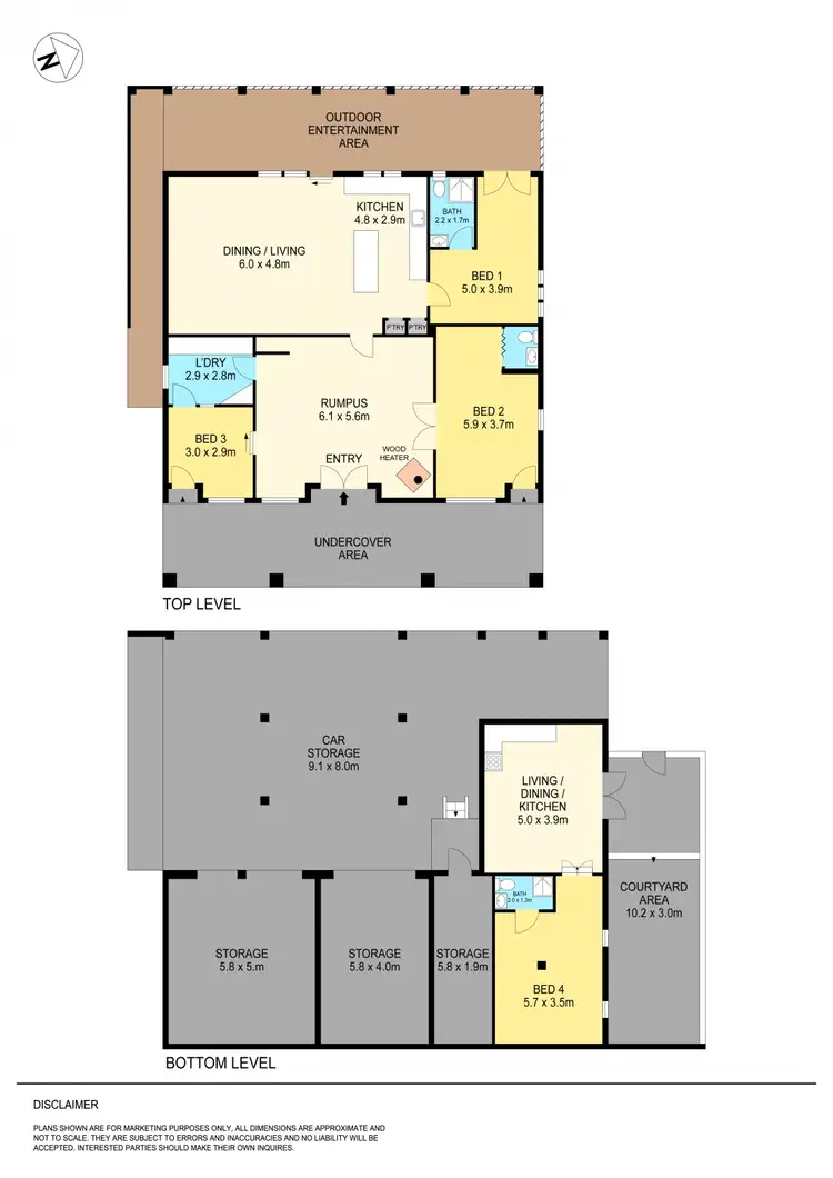Floorplan of Homely house listing, 127 High Street, Avoca VIC 3467