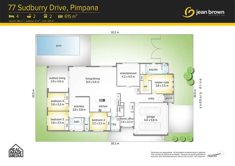 Floorplan of Homely house listing, 77 Sudbury Drive, Pimpama QLD 4209
