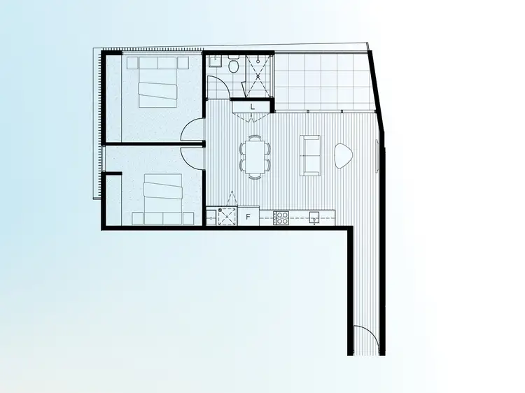 Floorplan of Homely apartment listing, 1.05/1090 Nepean Highway, Highett VIC 3190