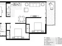 Floorplan of Homely apartment listing, 602/10 Station Street, Caulfield North VIC 3161