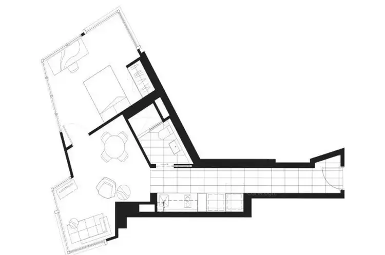 Floorplan of Homely apartment listing, 2001/28 Bouverie Street, Carlton VIC 3053