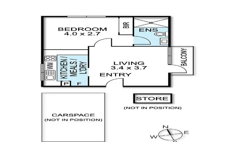 Floorplan of Homely apartment listing, 10/285 Brunswick Rd, Brunswick VIC 3056