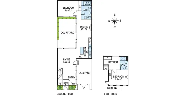 Floorplan of Homely house listing, 33 Type Street, Richmond VIC 3121
