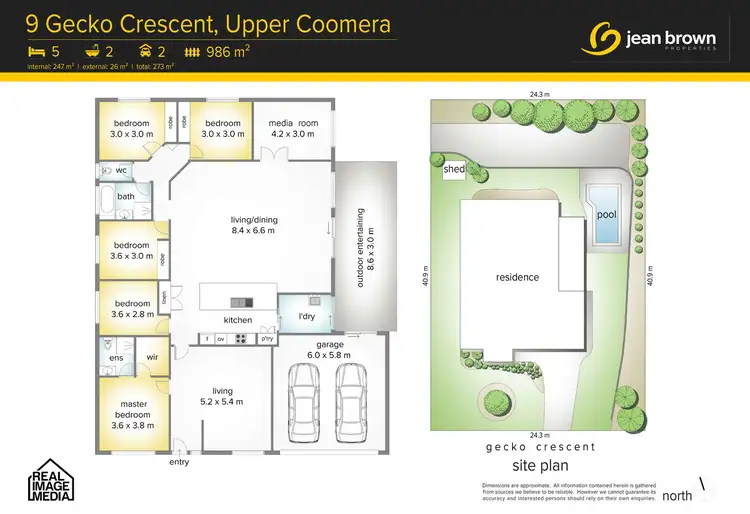 Floorplan of Homely house listing, 9 Gecko Crescent, Upper Coomera QLD 4209