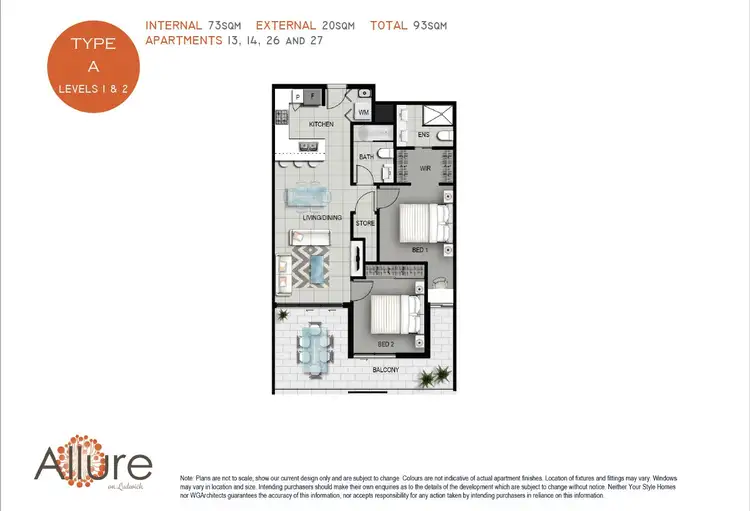 Floorplan of Homely apartment listing, 13/58 Ludwick Street, Cannon Hill QLD 4170