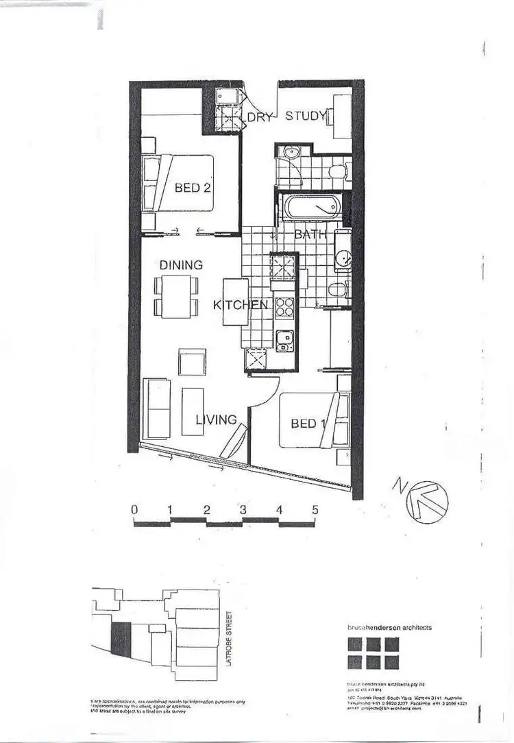 Floorplan of Homely apartment listing, 705/68 La Trobe St, Melbourne VIC 3000