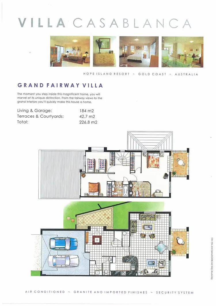 Floorplan of Homely townhouse listing, 8877 Magnolia Drive East, Hope Island QLD 4212