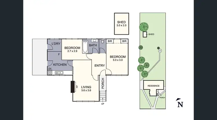 Floorplan of Homely house listing, 11A Fairway Street, Frankston VIC 3199