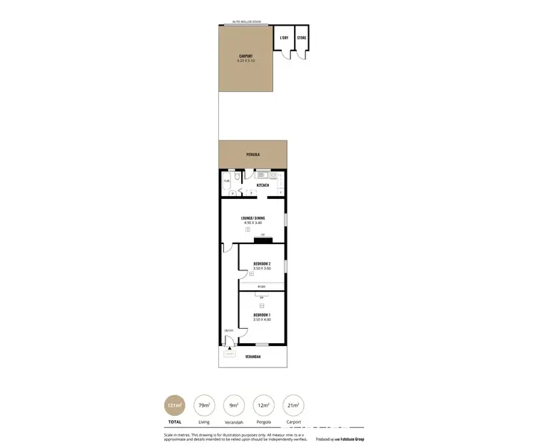 Floorplan of Homely house listing, 19 Dimboola Street, Beulah Park SA 5067