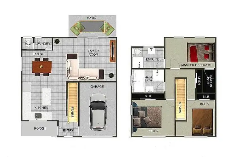 Floorplan of Homely townhouse listing, 51/154 Goodfellows Rd, Murrumba Downs QLD 4503
