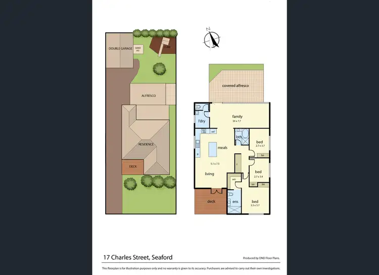 Floorplan of Homely house listing, 17 Charles Street, Seaford VIC 3198