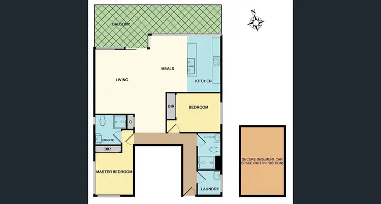 Floorplan of Homely apartment listing, 401/451 South Road, Bentleigh VIC 3204