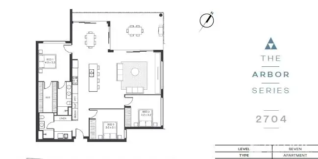 Floorplan of Homely unit listing, 2704/100 Duporth Ave, Maroochydore QLD 4558