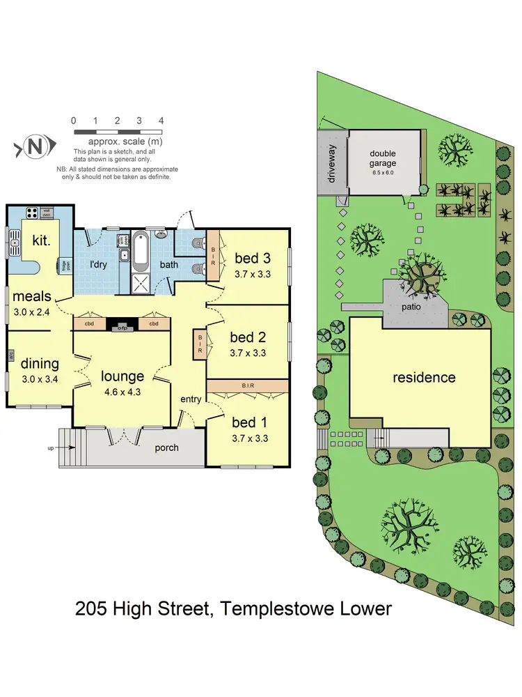 Floorplan of Homely house listing, 205 High Street, Templestowe Lower VIC 3107
