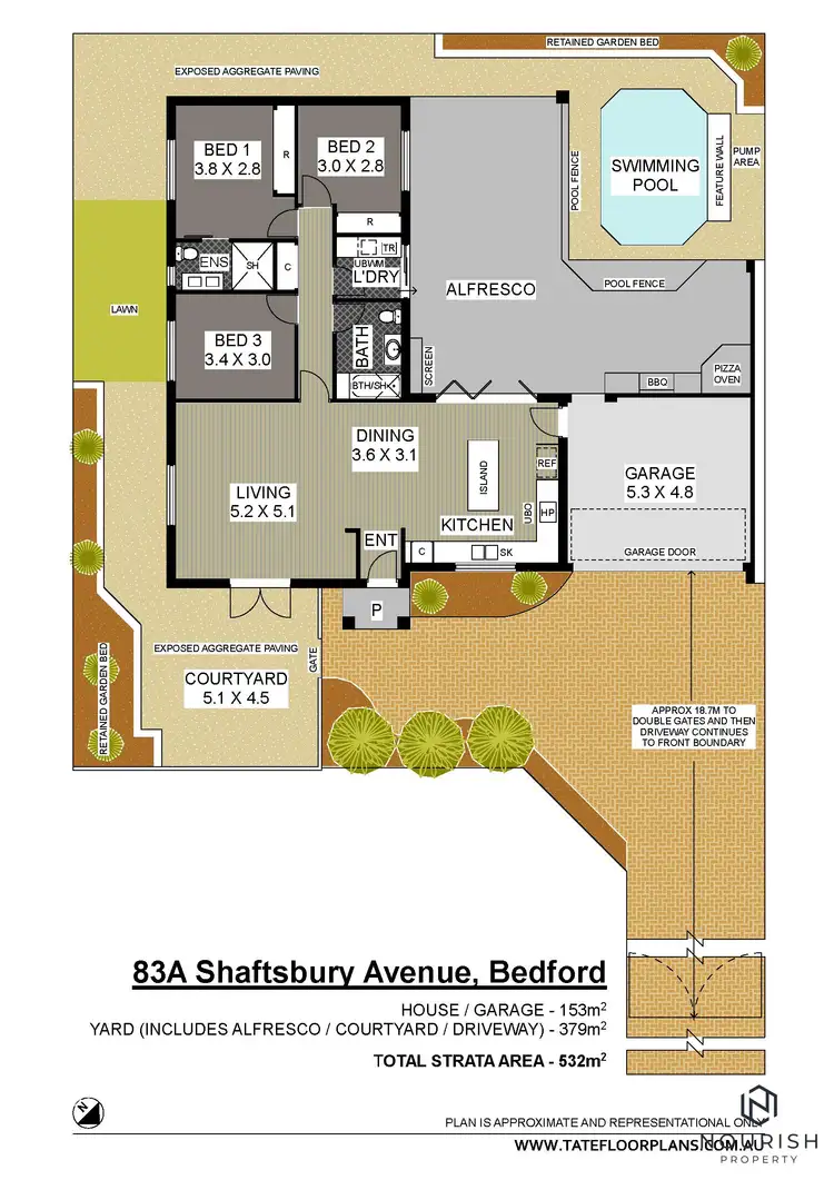 Floorplan of Homely house listing, 83A Shaftesbury Avenue, Bedford WA 6052