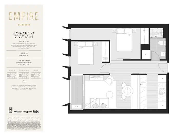 Floorplan of Homely apartment listing, 4607/81 A'Beckett Street, Melbourne VIC 3000