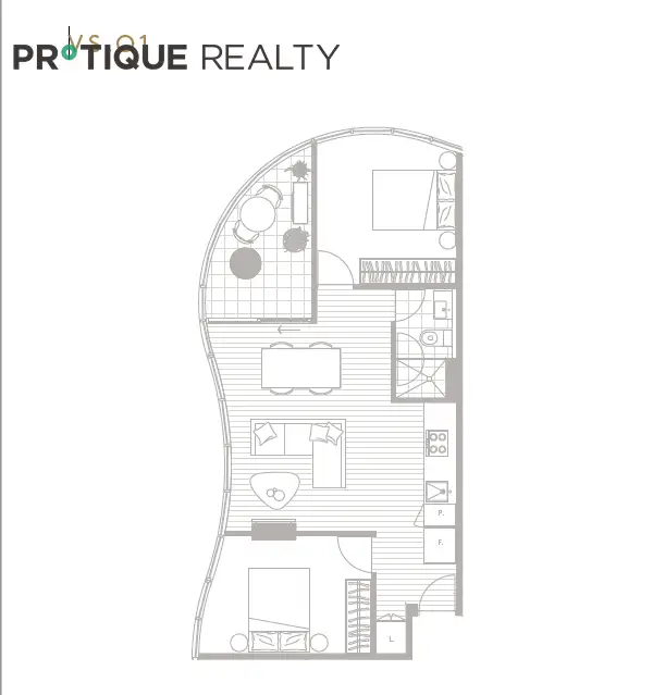 Floorplan of Homely apartment listing, 1401/8 Hallenstein Street, Footscray VIC 3011