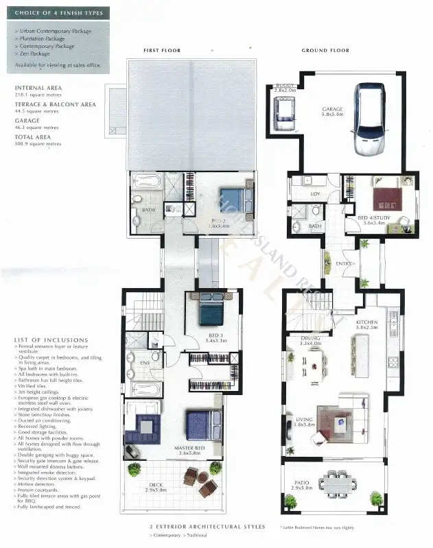 Floorplan of Homely house listing, 6021 Lucerne Circuit, Hope Island QLD 4212
