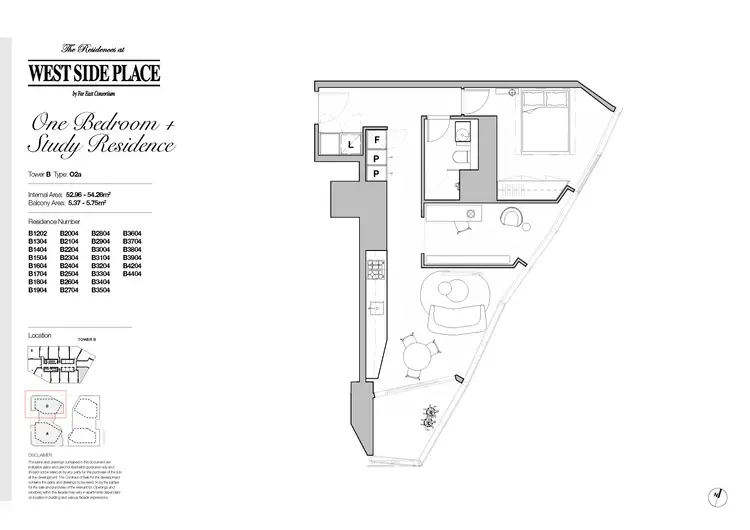 Floorplan of Homely apartment listing, 1504B/639 Little Lonsdale Street, Melbourne VIC 3000
