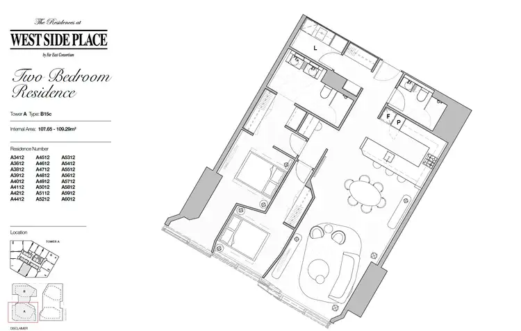Floorplan of Homely apartment listing, 3812A/250 Spencer Street, Melbourne VIC 3000
