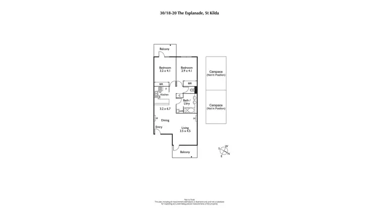 Floorplan of Homely apartment listing, 30/18-20 The Esplanade, St Kilda VIC 3182