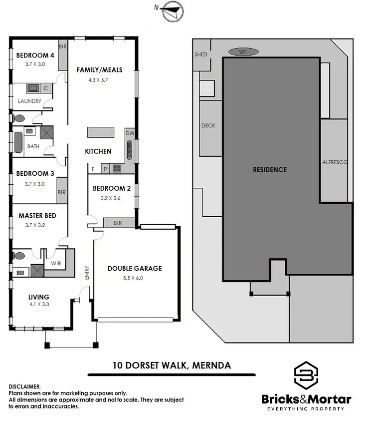 Floorplan of Homely house listing, 10 Dorset Walk, Mernda VIC 3754