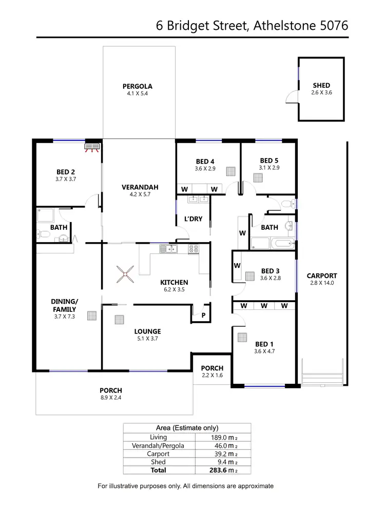 Floorplan of Homely house listing, 6 Bridget Street, Athelstone SA 5076