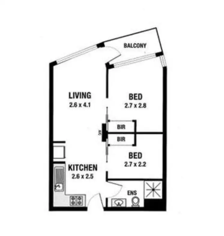 Floorplan of Homely apartment listing, 908/570 Swanston Street, Carlton VIC 3053
