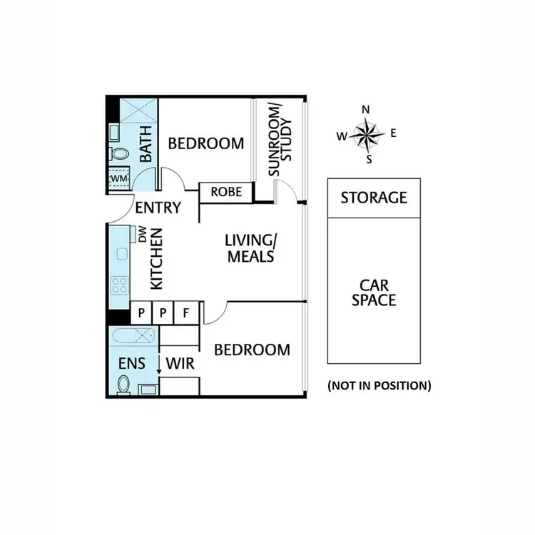 Floorplan of Homely apartment listing, 704/70 Stanley Street, Collingwood VIC 3066