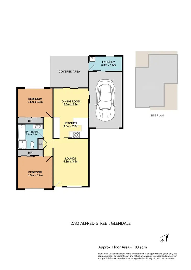 Floorplan of Homely unit listing, Address available on request