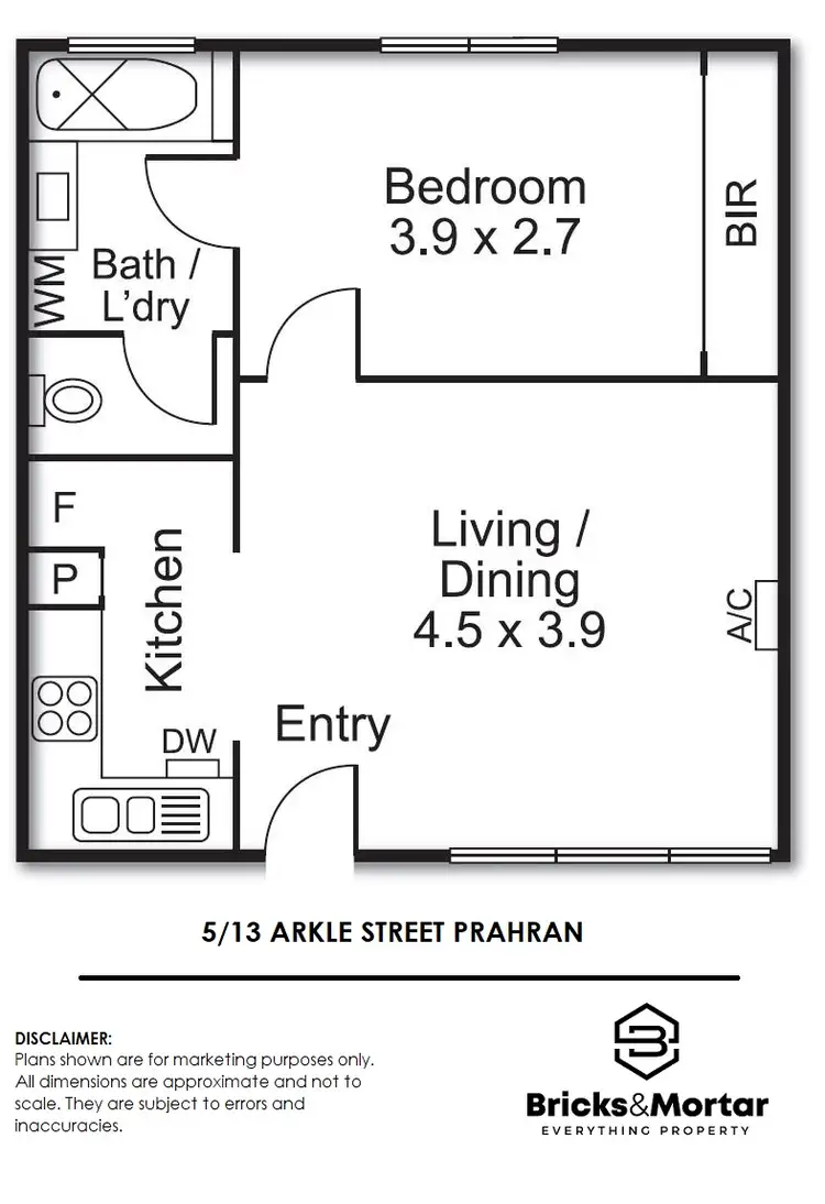Floorplan of Homely apartment listing, 5/13 Arkle Street, Prahran VIC 3181