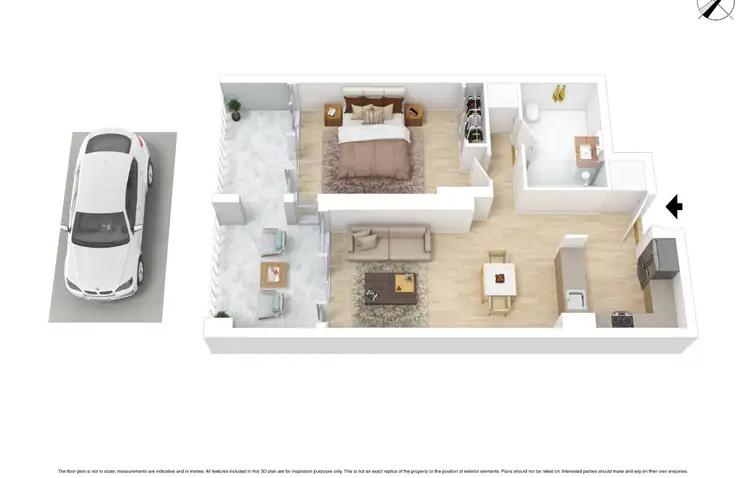 Floorplan of Homely apartment listing, 801/26 Southgate Avenue, Southbank VIC 3006