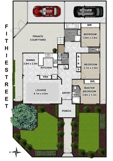 Floorplan of Homely house listing, 21 Koonung Rd, Blackburn North VIC 3130
