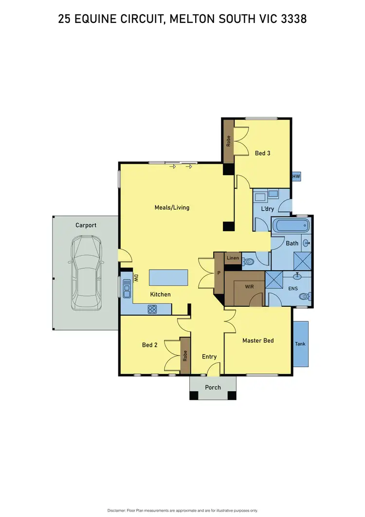 Floorplan of Homely house listing, 25 Equine Circuit, Melton South VIC 3338