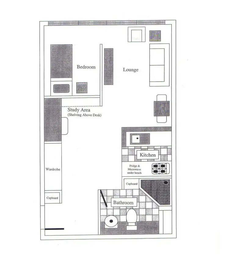 Floorplan of Homely apartment listing, 1117/570 Lygon Street, Carlton VIC 3053