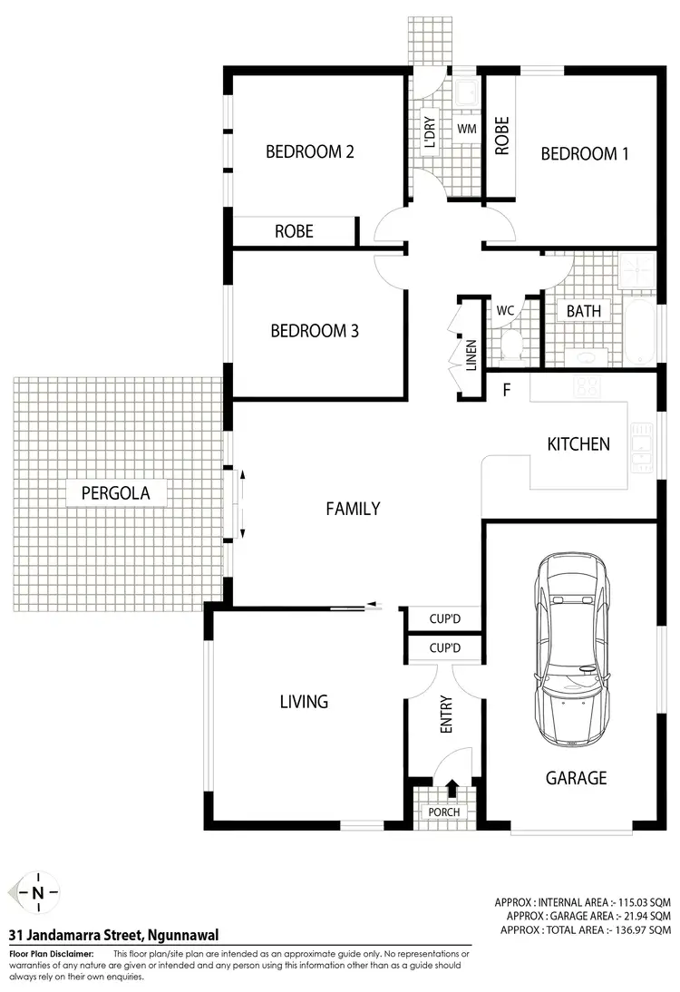 Floorplan of Homely house listing, 31 Jandamarra Street, Ngunnawal ACT 2913