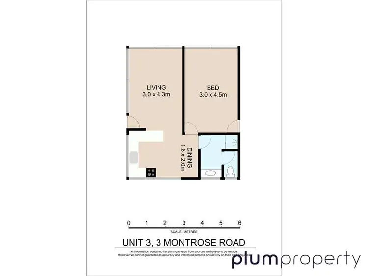 Floorplan of Homely unit listing, 2/3 Montrose Road, Taringa QLD 4068