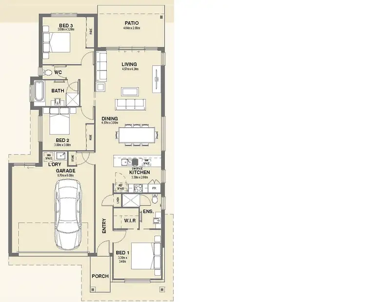 Floorplan of Homely house listing, 29 Bianca Crescent, Greenvale VIC 3059