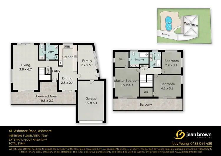 Floorplan of Homely house listing, 411 Ashmore Road, Ashmore QLD 4214
