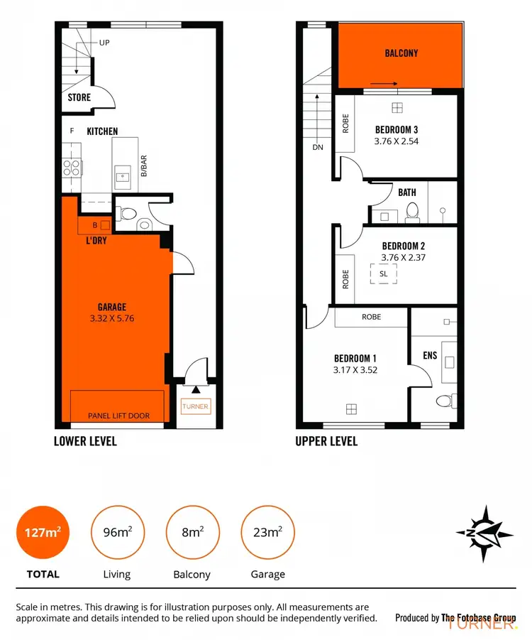 Floorplan of Homely townhouse listing, 4/87 Devonport Terrace, Prospect SA 5082